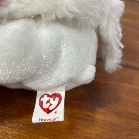 Ty White Bear with Angle Wings “Heavenly” - Picture 4 of 8